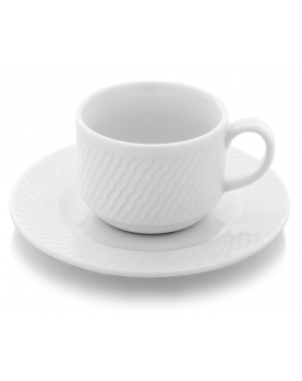 Panama Чаша с чинийка за чай - Gural Porselen