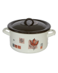 Емайлирана плитка тенджера 5,7lt. декор RUSTICA - 17+39P/24 РЯ-(12-1722)