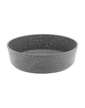 Алуминиева кръгла дълбока тава сива 30х9см HR-GRANITE (EDMDGR0630001)