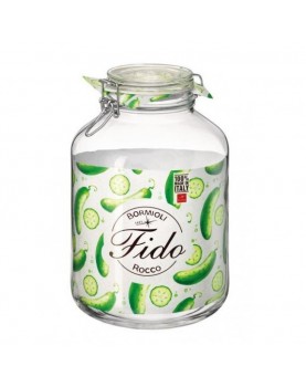 Стъклен буркан 5л с клипс FIDO-(1.49270)