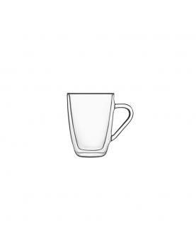 Стъклена двустенна чаша MUG 320мл DRINK&DESIGN-(10356/01) (RM 377) - Luigi Bormioli