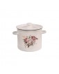 Емайлирана тенджера 7л "Rose Amazing Flowers" Н-(I1620/2mroseAF) - Horecano