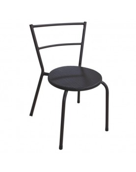 Стол 53x49,5xh76см POLYRATTAN кафяв - Horecano