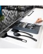 Пластмасов органайзер за прибори с 9 разделения антрацит - Horecano