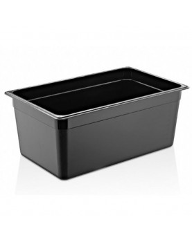 Полипропиленов гастронорм черен 1/1 53x32,5x20см 25,6л - Plast Port