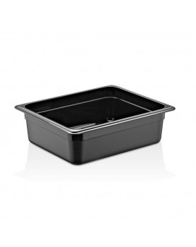 Полипропиленов гастронорм черен 1/2-100 32,5x26,5x10см 5,9л - Plast Port