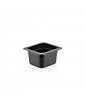 Полипропиленов гастронорм черен 1/6-100 17,6x16,2x10см 1,5л - Plast Port