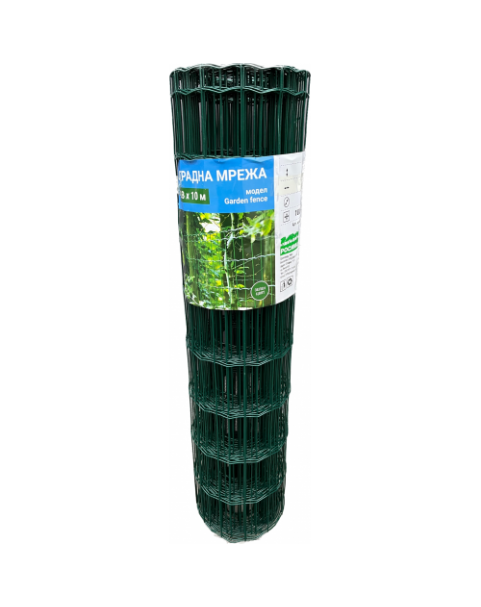 Оградна мрежа Garden fence 10m Цвят зелен