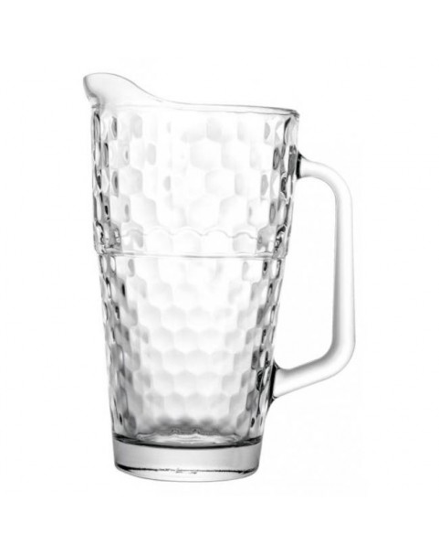 Стъклена кана 1,25л IMPILABILE "HONEYCOMB" - Vitrum