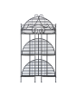 Цветарник с три полукръгли рафта - Esschert Design | Baseinibg.com