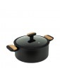 Алуминиева тенджера ф24x11см BLACK AND WOOD - | Baseinibg.com