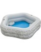 Надуваем басейн 213 х 206 х 53см Bestway 54423 | Baseinibg.com