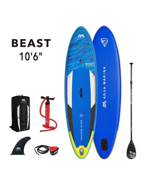 Надуваем Sup падъл борд Beast - Aqua Marina | Baseinibg.com