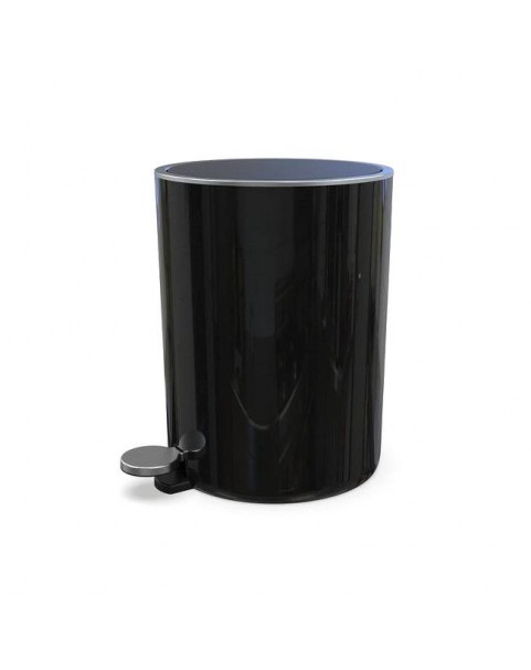 Кош с педал 5л ф21x28см LENOX черен - | Baseinibg.com