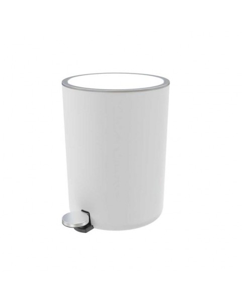 Кош с педал 5л ф21x28см LENOX бял - | Baseinibg.com