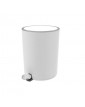 Кош с педал 5л ф21x28см LENOX бял - | Baseinibg.com