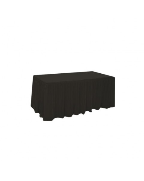 Драперия за маса 152x76xh74см черна L4,56м - | Baseinibg.com