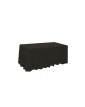 Драперия за маса 152x76xh74см черна L4,56м - | Baseinibg.com