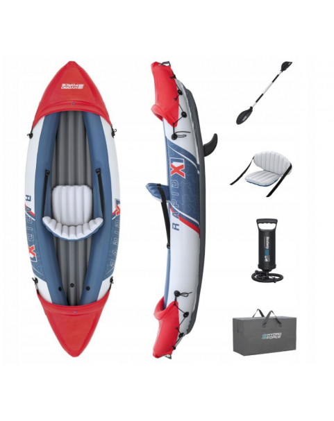 Надуваем едноместен каяк Bestway Rapid X1 65176 | Baseinibg.com