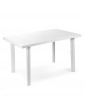 Градинска правоъгълна PVC маса Velo Bianco 125x75х72см VEL036BI