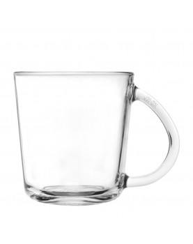 Стъклена чаша MUG за топли напитки ф8,8xh9,5см 330мл - | Baseinibg.com