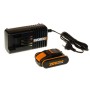 Батерия и зарядно Worx WA3601 Li-ion 20V/2.0Ah | Baseinibg.com