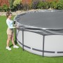 Покривало за басейн Bestway Premium 366 см, сиво 58949 | Baseinibg.com