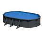 Сглобяем басейн с твърди стени ANTHRACITE 7.30x3.75x1.20 м - Gre