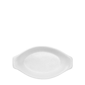 Порцеланова шола овална 16,5x8,5см ATLAS WHITE - | Baseinibg.com