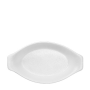Порцеланова шола овална 21,5x11,5см ATLAS WHITE - | Baseinibg.com