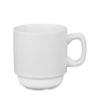 Порцеланова чаша MUG 300мл стакабъл ATLAS WHITE - | Baseinibg.com