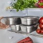 Правоъгълна кутия за храна Meal Prep M Black+Blum | BaseiniBG