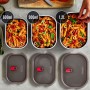 Правоъгълна кутия за храна Meal Prep M Black+Blum | BaseiniBG