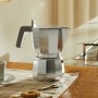 Кафеварка Moka 6 чаши алуминий Alessi | BaseiniBG