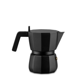 Кафеварка Moka 3 чаши черен Alessi | BaseiniBG