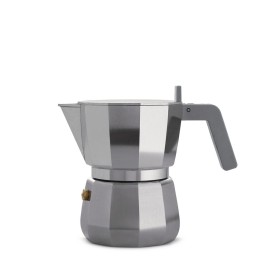 Кафеварка Moka 3 чаши алуминий Alessi | BaseiniBG