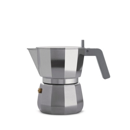 Кафеварка Moka 3 чаши алуминий Alessi | BaseiniBG