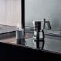 Кафеварка Moka 3 чаши алуминий Alessi | BaseiniBG