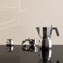 Кафеварка Moka 3 чаши алуминий Alessi | BaseiniBG