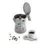 Кафеварка Moka 3 чаши алуминий Alessi | BaseiniBG