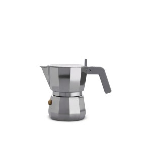 Кафеварка Moka 1 чаша алуминий Alessi | BaseiniBG