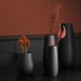 Ваза Ease 25см черен Asa Selection | BaseiniBG