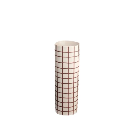 Ваза lines & squares 25см бордо квадрати Asa Selection | BaseiniBG
