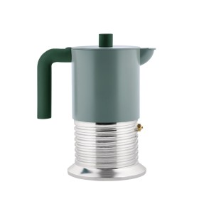 Кафеварка Vite 6 чаши зелен Alessi | BaseiniBG