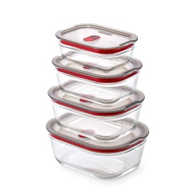 Комплект стъклени кутии 4бр Stack + Nest Black+Blum | BaseiniBG