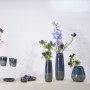 Ваза Il Capriccio 18см 4,5см тъмно синьо Asa Selection | BaseiniBG