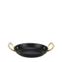 Метална шола с дръжки ф22xh4см CHARM BLACK - | Baseinibg.com