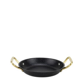 Метална шола с дръжки ф22xh4см CHARM BLACK - | Baseinibg.com