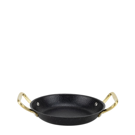 Метална шола с дръжки ф22xh4см CHARM BLACK - | Baseinibg.com