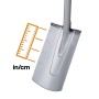 Права телескопична лопата Fiskars Xact™ | BaseiniBG